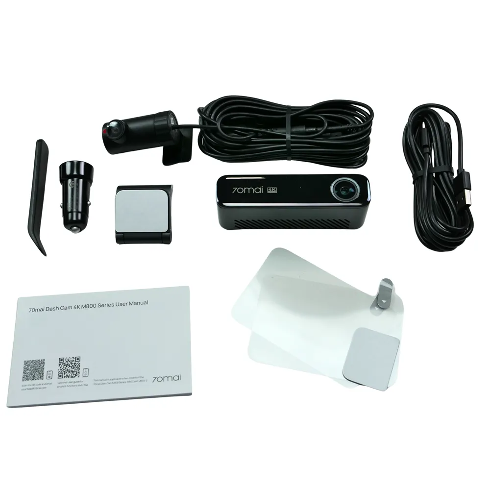 70mai 4K M800 128GB Dual Set  Outlet zawartość 