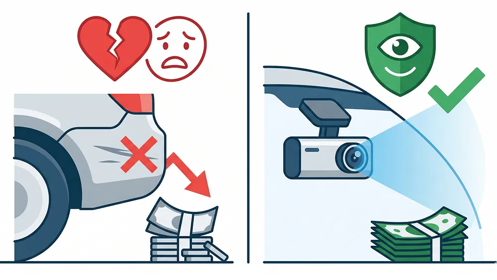 skuteczna ochrona pojazdu na postoju dzięki kamerze samochodowej
