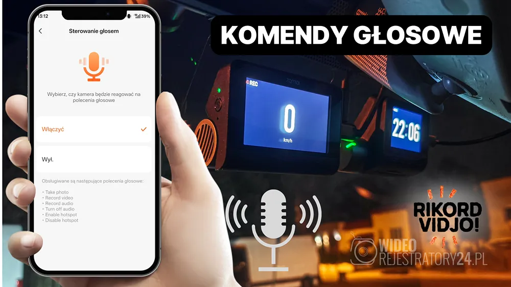 kamera samochodowa 70mai a800se