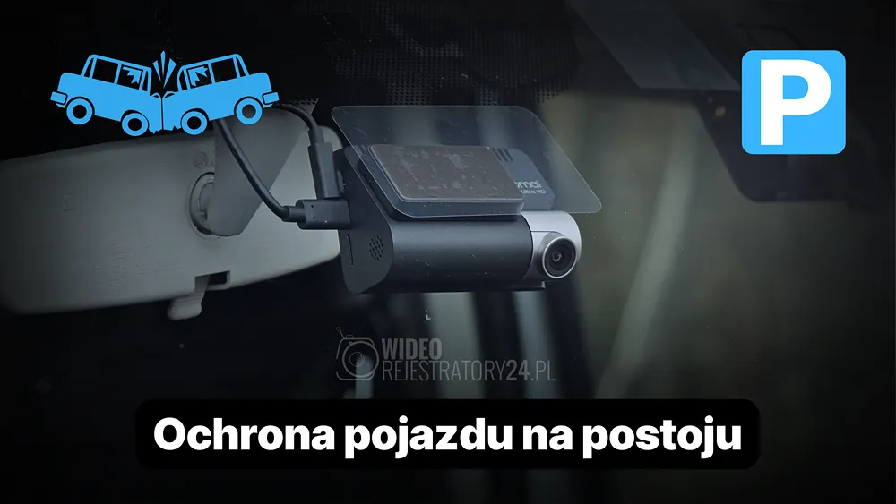 kamera samochodowa 70mai a800se ochrona pojazdu na postoju