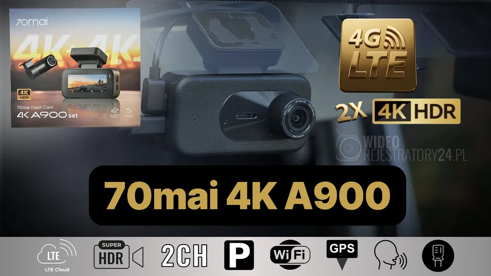 kamera samochodowa 70mai a900