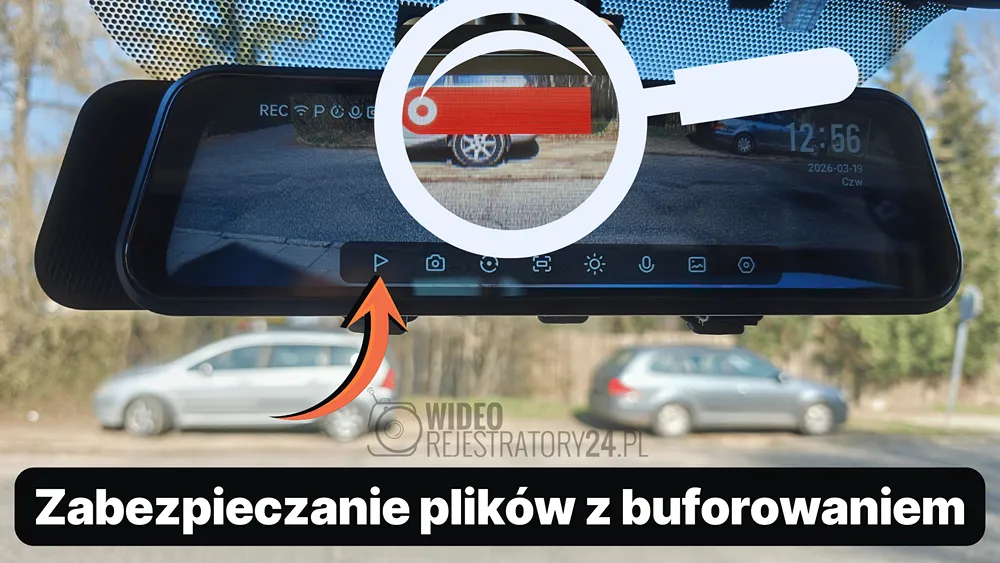 zabezpieczanie plików w kamerze samochodowej 70mai S410