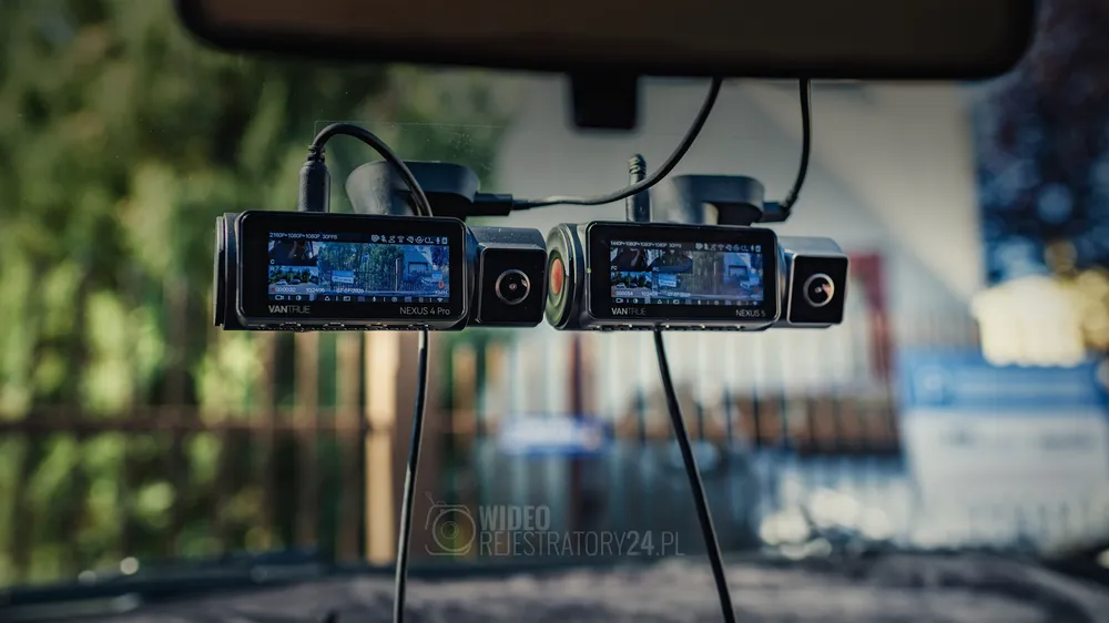 porównanie kamer samochodowych vantrue n4 pro oraz vantrue n5