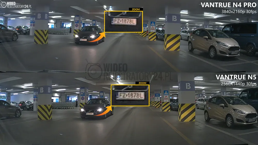 porównanie wideorejestratorów samochodowych vantrue n4 pro oraz n5
