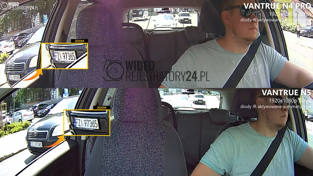 porównanie wideorejestratorów vantrue n4 pro vs vantrue n5