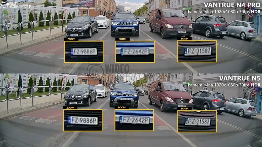 porównanie wideorejestratorów vantrue n4 pro vs vantrue n5