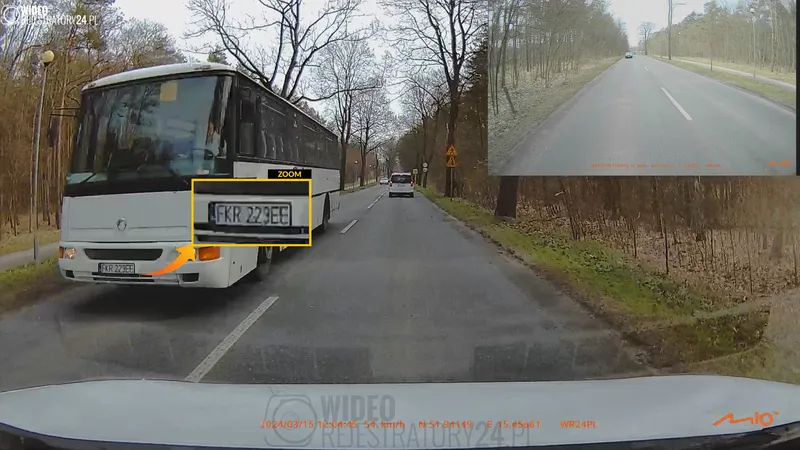jakość nagrań kamery samochodowej mio mivue c595wd