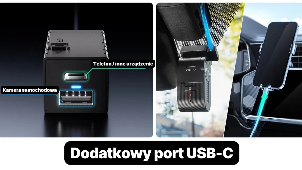 adapter stałego zasilania pod OBD VIOFO OP100