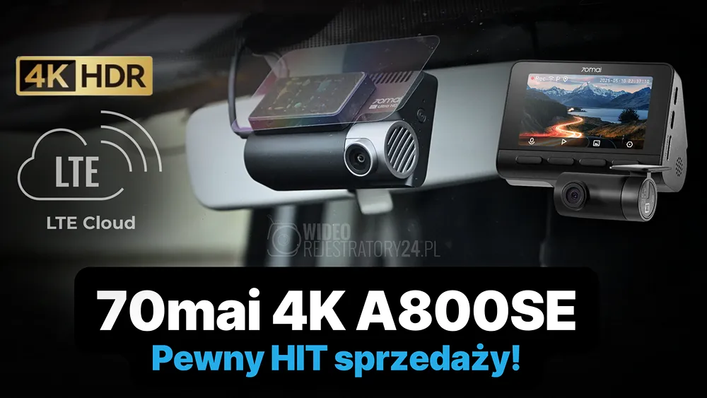 70mai A800SE - flagowe funkcje, niska cena